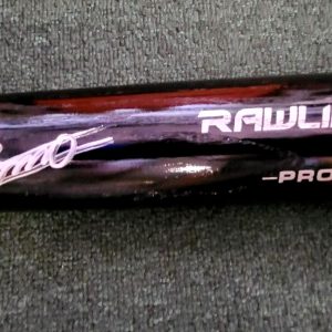 VLADIMIR GUERRERO JR TORONTO BLUE JAYS SIGNED AUTO RAWLINGS BLK BAT JSA ****