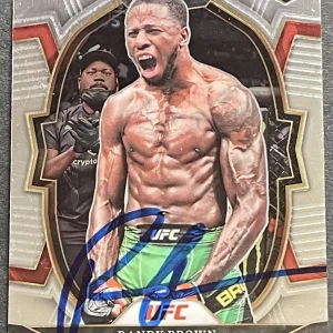 Randy Brown Signed Autographed 2023 Select UFC Base Card Beckett