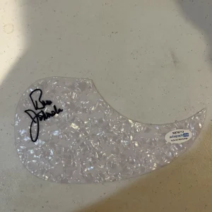 BRUCE JOHNSTON BEACH BOYS SIGNED AUTOGRAPH ACOUSTIC PICKGUARD ACOA GUITAR