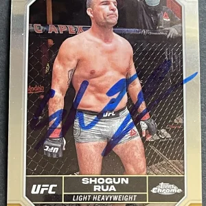 Shogun Rua Signed Autographed 2024 Topps Chrome UFC Base Card Beckett Coa
