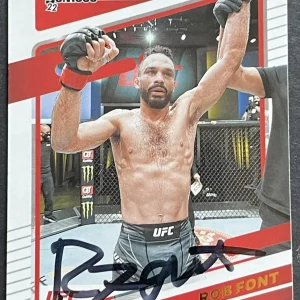 Rob Font Signed Autographed 2022 Donruss UFC Base Card Beckett Coa