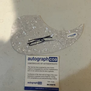 CHASE RICE SIGNED AUTOGRAPH ACOUSTIC PICKGUARD ACOA GUITAR EYES ON YOU