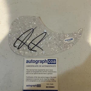 DALTON DOVER SIGNED AUTOGRAPH ACOUSTIC PICKGUARD ACOA GUITAR COUNTRY