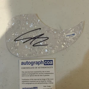COOPER ALAN SIGNED AUTOGRAPH ACOUSTIC PICKGUARD GUITAR ACOA COUNTRY