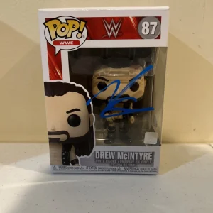 DREW MCINTYRE SIGNED AUTOGRAPH FUNKO POP WWE STAR ACOA