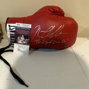 NICO ALI WALSH SIGNED AUTOGRAPH EVERLAST BOXING GLOVE JSA COA LEATHER