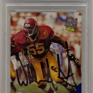 Willie Mcginest Signed Auto 1994 Classic Rookie Card Patriots PSA/DNA Slab