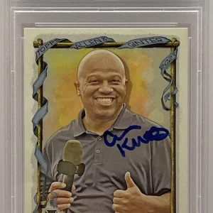 Andre Knott Signed Auto 2023 Allen & Ginter Card Guardians Reporter PSA/DNA Slab