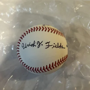 URIAH J FIELDS SIGNED AUTOGRAPH ROMLB BASEBALL BALL COA ACTIVIST HUMAN RIGHTS