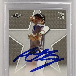 Alex Mooney Signed Autographed 2020 Leaf Perfect Game Rookie Card PSA/DNA Slab