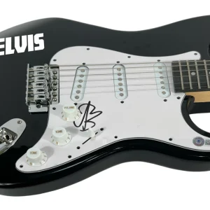 Austin Butler Signed Electric Guitar Elvis Presley Movie Autograph Beckett COA