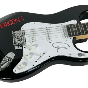 Adam Levine Maroon 5 Signed Autograph Electric Guitar Lead Singer Beckett COA
