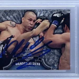 Wanderlei Silva Signed Autographed 2012 Topps Knockout UFC Card PSA/DNA Slabbed