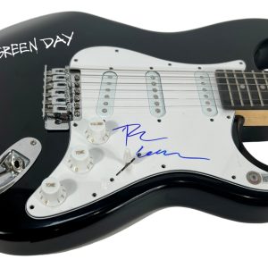Tre Cool Green Day Signed Autograph Electric Guitar Band Drummer Beckett COA