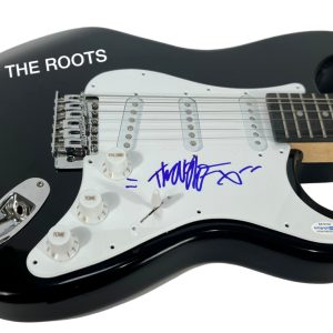 Black Thought THE ROOTS Signed Autograph Electric Guitar Rapper Singer ACOA COA