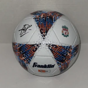 JOHN BARNES SIGNED SOCCER BALL FUTBOL LIVERPOOL FC LEGEND