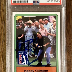 Adam Sandler ‘Happy Gilmore’ Signed Slabbed Card PSA/DNA RARE PROOF