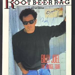 Billy Joel Signed Autograph The Bridge Tour Concert Program Book w/ JSA COA