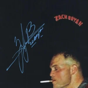 Zach Bryan Signed Autograph 12x12 Album Flat - Country Music Superstar JSA COA