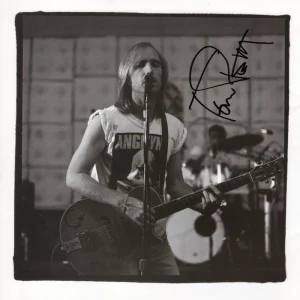 Tom Petty Signed Autograph 12x12 Program Photo - Amazing Full Signature! JSA COA