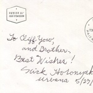 Nick Holonyak Semiconductor Laser Diode Inventor General Electr Signed Autograph