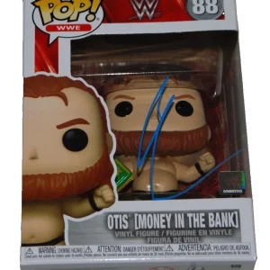 OTIS signed (WWE) Funko Pop Wrestling Money in the Bank #88 BECKETT BAS BP30266