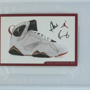 PHIL KNIGHT NIKE SIGNED MICHAEL AIR JORDAN VII 7 SHOE CARD PSA DNA COA AUTOGRAPH
