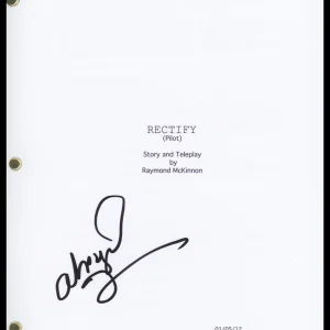 Abigail Spencer "Rectify" AUTOGRAPH Signed 'Amantha' Pilot Episode Script ACOA