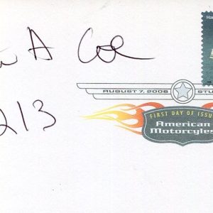 Steve Alan Coe Motorcycle Biker Restore Vintage Custom Builder Signed Autograph
