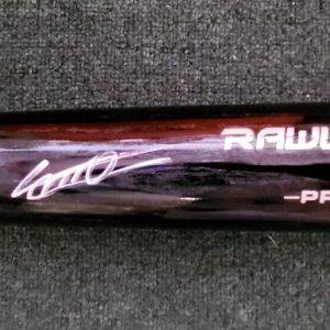 VLADIMIR GUERRERO JR TORONTO BLUE JAYS SIGNED AUTO RAWLINGS BLK BAT JSA **