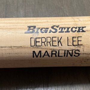 DERREK LEE FLORIDA MARLINS GAME ISSUED RAWLINGS BIG STICK BASEBALL BAT RARE