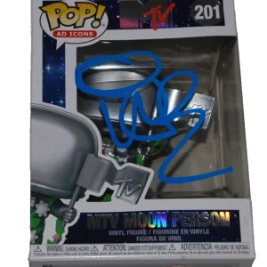 VANILLA ICE signed (MTV MOON PERSON) Funko Pop AD ICONS #201 BECKETT BAS BP30273