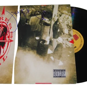 B-REAL and SEN DOG signed (CYPRESS HILL) Record album LP BECKETT BN71186