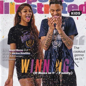 JORDAN HAWKINS signed (PELICANS) Sports Illustrated magazine BECKETT BM30962