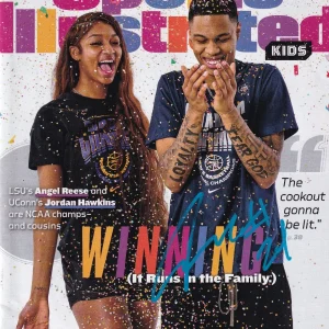 JORDAN HAWKINS signed (PELICANS) Sports Illustrated magazine BECKETT BM30961