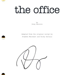 Ricky Gervais Signed Autograph The Office Full Pilot Script Screenplay - Creator