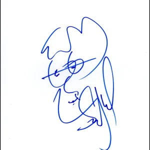 Stefan Lessard Dave Matthews Band Signed Autograph - Original Art Sketch w/ JSA