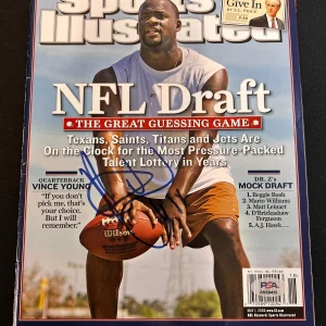 Vince Young signed Sports Illustrated Magazine PSA/DNA Texas Football