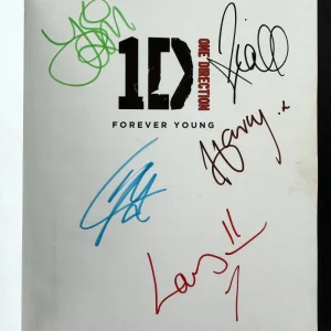 One Direction Signed Autograph 1D Forever Young Book - Harry Styles +4 Beckett