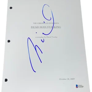 Vin Diesel Signed Autograph The Chronicles of Riddick Full Script Screenplay BAS