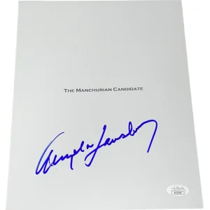 Angela Lansbury Signed Autograph The Manchurian Candidate Script Screenplay JSA