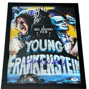 Mel Brooks Gene Wilder Signed Autograph 11x14 Young Frankenstein Poster PSA NYC