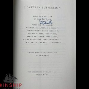 Stephen King signed Hearst In Suspension Hard Cover Book Rare Author Auto E232