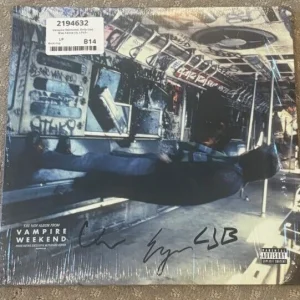 Vampire Weekend signed Only God Was Above Us 12" lp album Vinyl Ezra Koenig