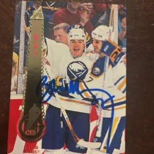 1994-95 Pinnacle Buffalo Sabres Hockey #194 Brad May signed autographed Card