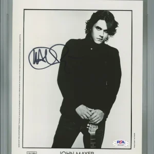 JOHN MAYER SIGNED 8X10 PHOTO PSA DNA AH41427 RARE VINTAGE FULL SIGNATURE