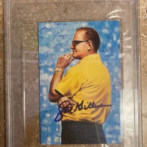 1989 GOAL LINE HOF SID GILLMAN COACH SIGNED AUTOGRAPHED PSA AUTH