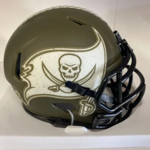 TAMPA BAY BUCCANEERS TEAM LOGO SALUTE TO SERVICE NFL FOOTBALL MINI HELMET RARE