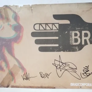 BRAD band REAL SIGNED Best Friends Promo Poster #3 COA Stone Gossard Pearl Jam