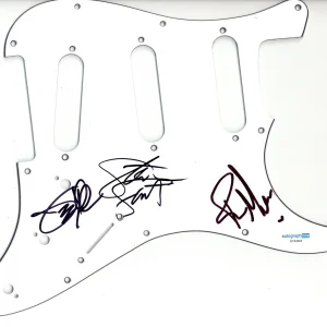 WARRANT BAND SIGNED AUTOGRAPH STRAT GUITAR PICKGUARD ACOA CHERRY PIE ALLEN SWEET